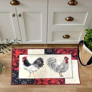 Rectangular Kitchen Mat Rooster# R26 18 x 30 By Catalina Home
